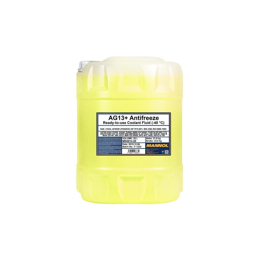 Mannol AG13+ Advanced MN4014-20 Antifreeze | ML Performance UK Car Parts