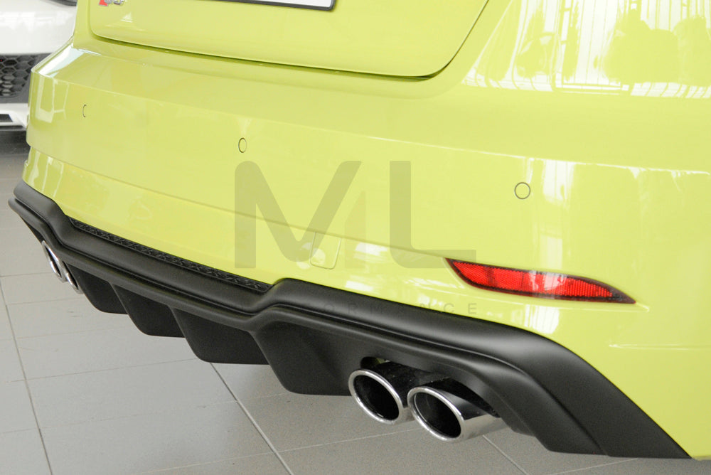 Rieger 00056821 Audi 8V S3 Rear Diffuser 3 | ML Performance UK Car Parts