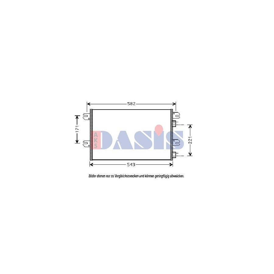 AKS Dasis 402003N Air Conditioning Condenser | ML Performance UK