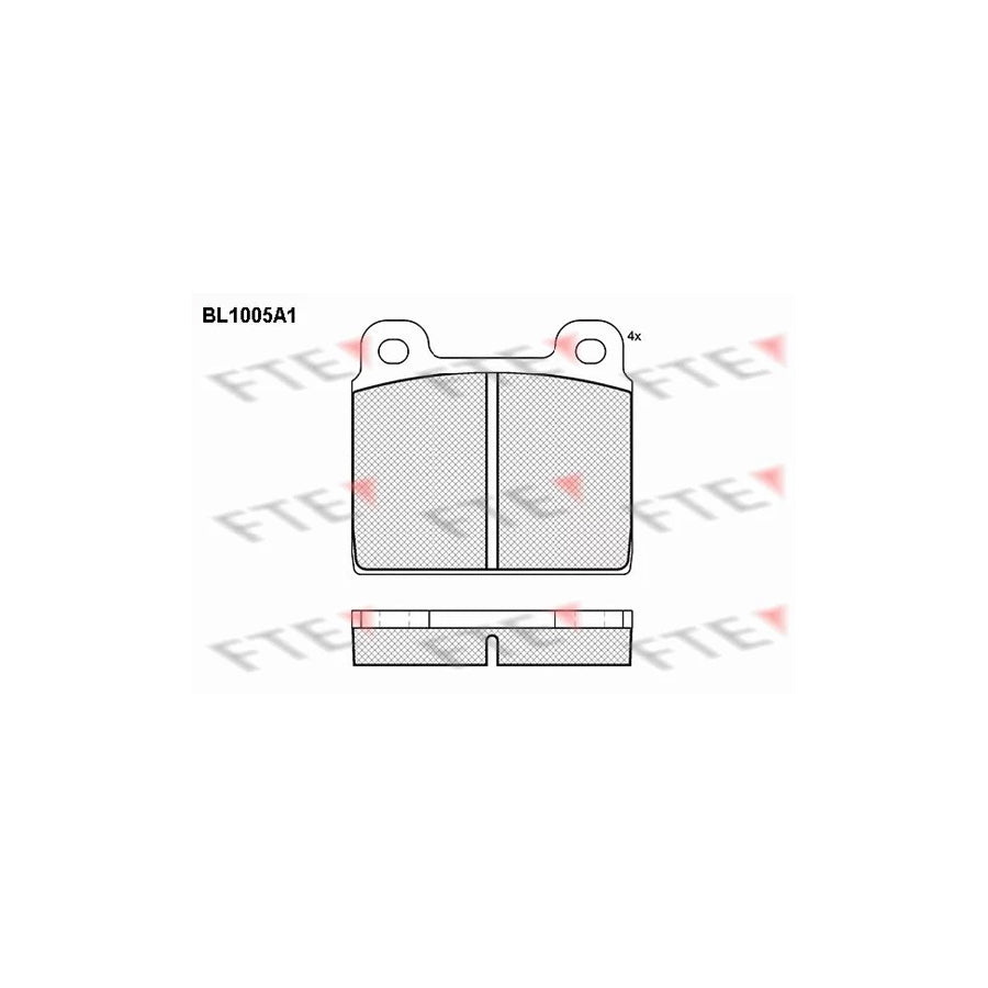 Fte BL1005A1 Brake Pad Set | ML Performance UK Car Parts