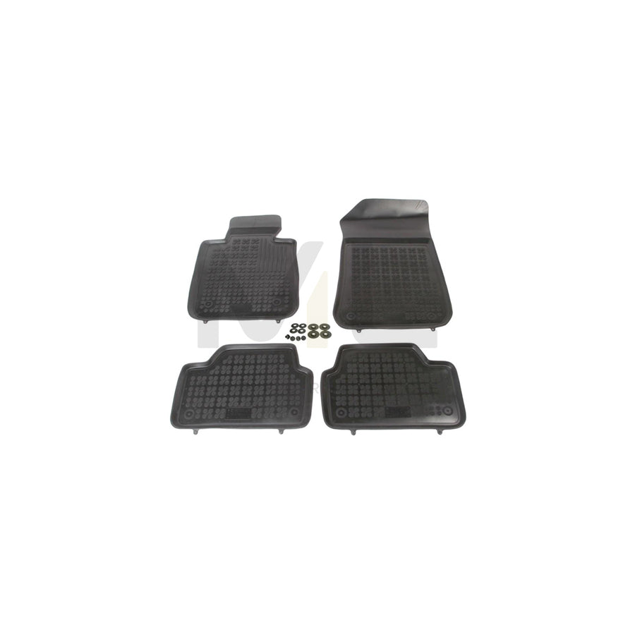 REZAW PLAST Tailored 200710 Floor mat set for BMW 1 Series Elastomer, Front and Rear, Quantity: 4, Black | ML Performance Car Parts