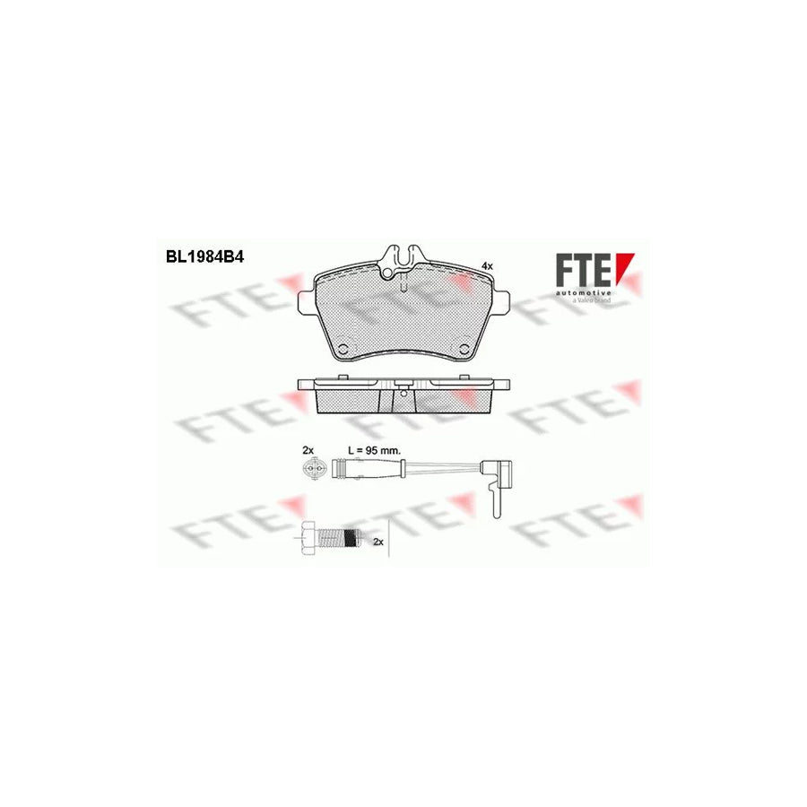 Fte BL1984B4 Brake Pad Set | ML Performance UK Car Parts