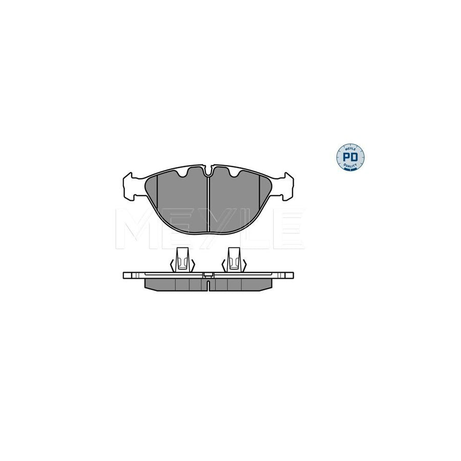 Meyle 025 234 4821/Pd Brake Pad Set For BMW X5 (E53)