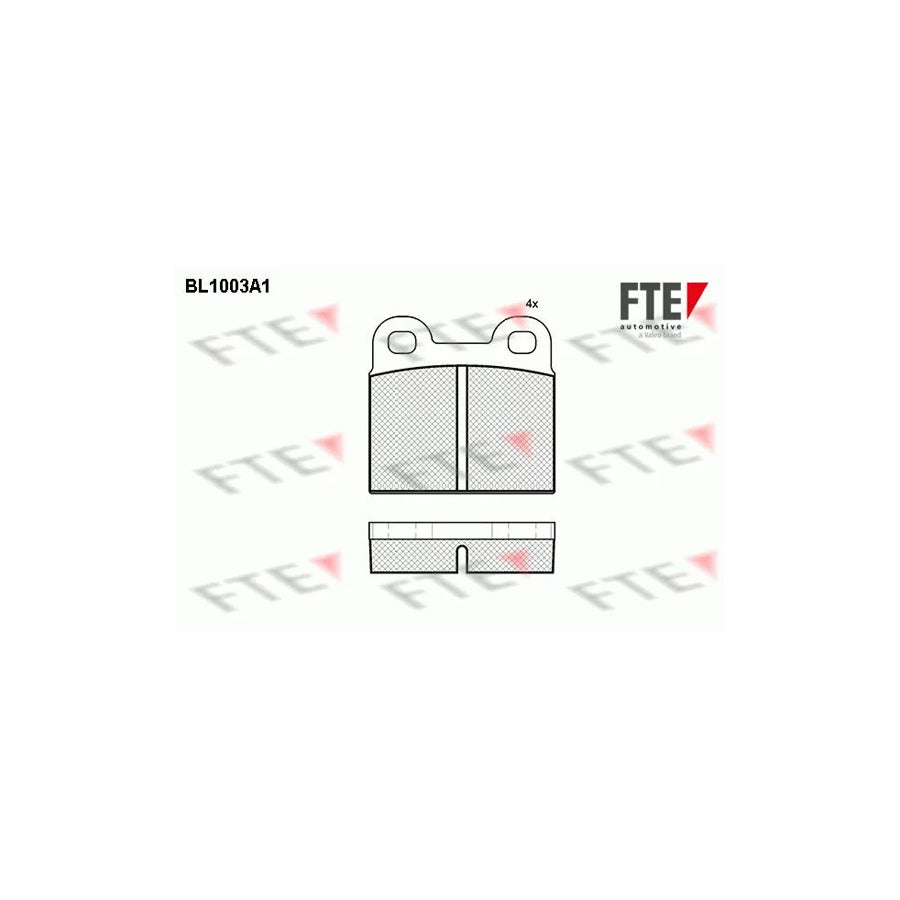 Fte BL1003A1 Brake Pad Set | ML Performance UK Car Parts