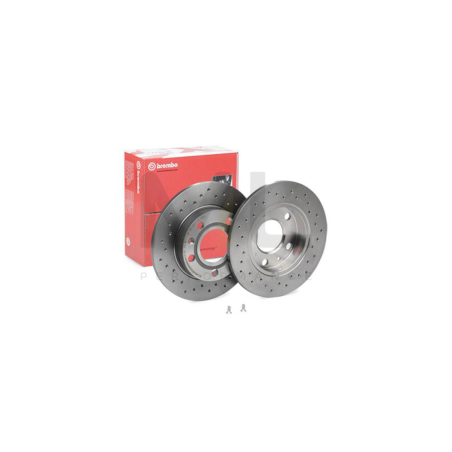 BREMBO XTRA LINE 08.9136.1X Brake Disc Perforated, Solid, Coated, with bolts/screws | ML Performance Car Parts