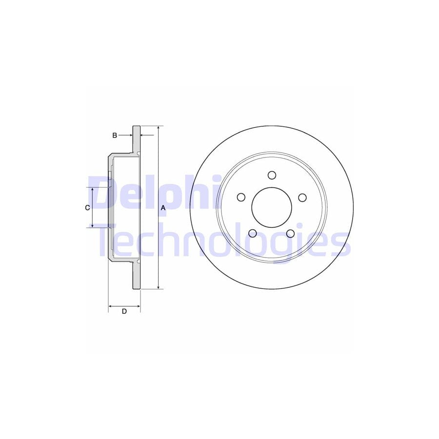 Delphi Bg3739 Brake Disc