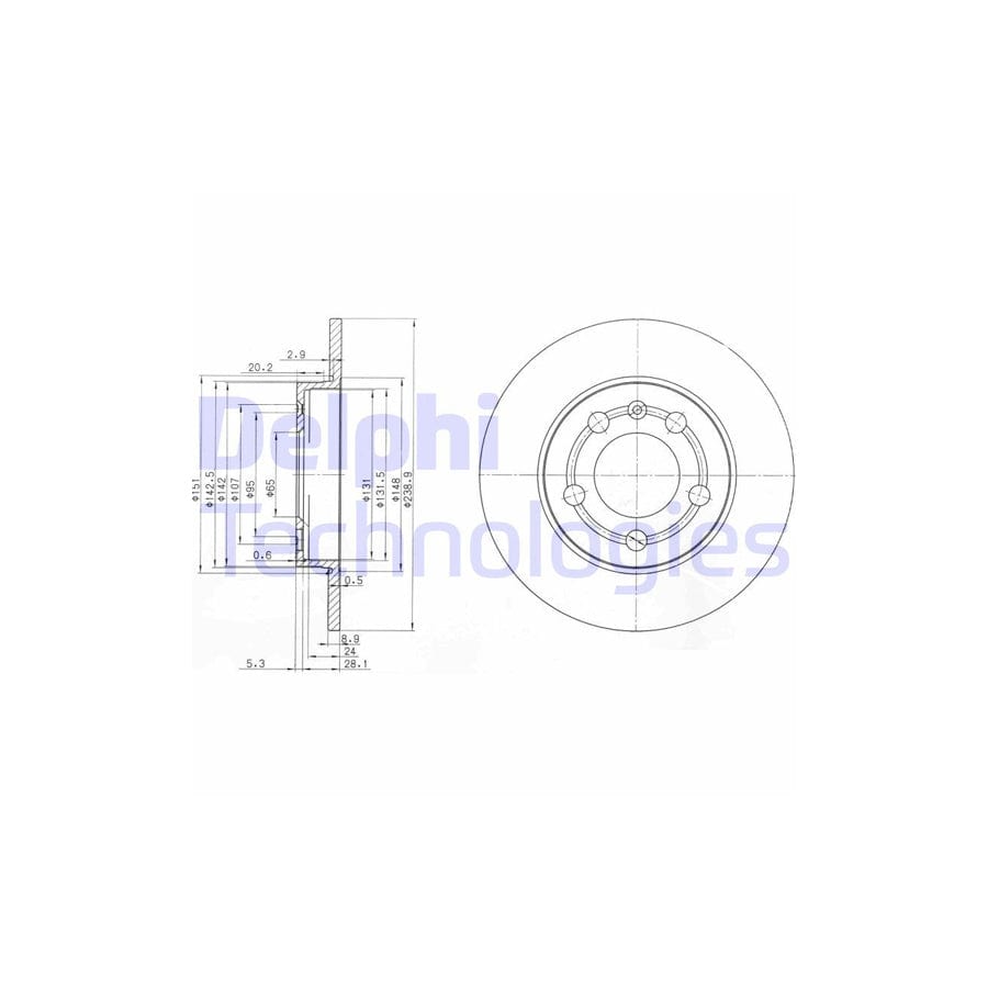 Delphi Bg3738 Brake Disc