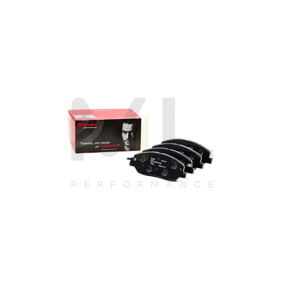 Brembo P 30 036 Brake Pad Set With Acoustic Wear Warning, With Anti-Squeak Plate | ML Performance Car Parts