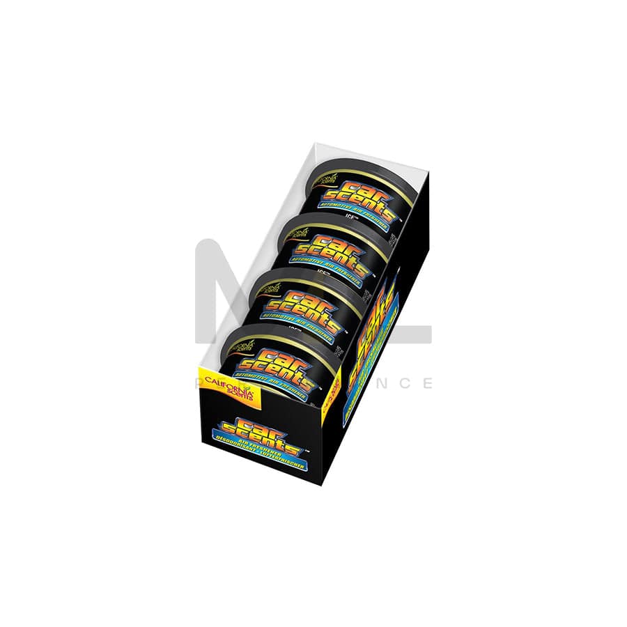 California Scents 4 Unit Tray stocked with Ice Car Scents | ML Performance UK Car Parts