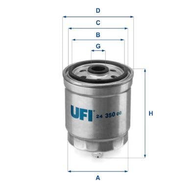 UFI 24.350.00 Fuel Filter