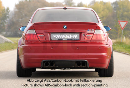 Rieger 00050242 BMW 3 Series E46 M3 Rear Diffuser 3 | ML Performance UK Car Parts