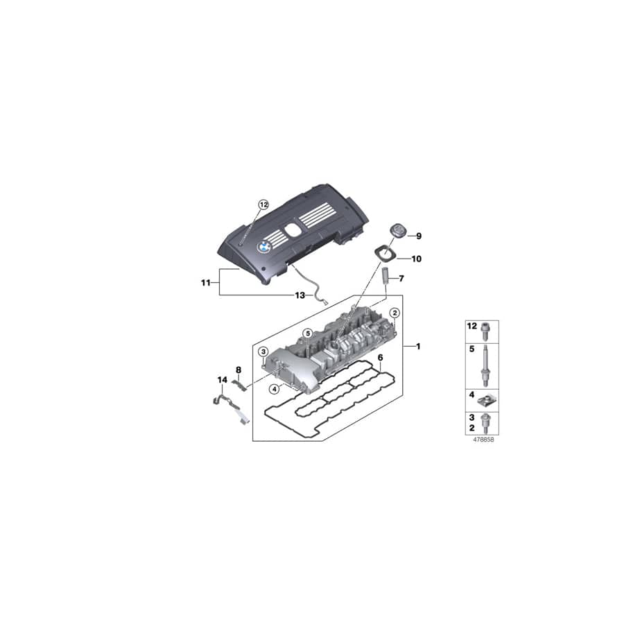 Genuine BMW 11127575159 E71 Holder (Inc. X6 35iX) | ML Performance UK Car Parts