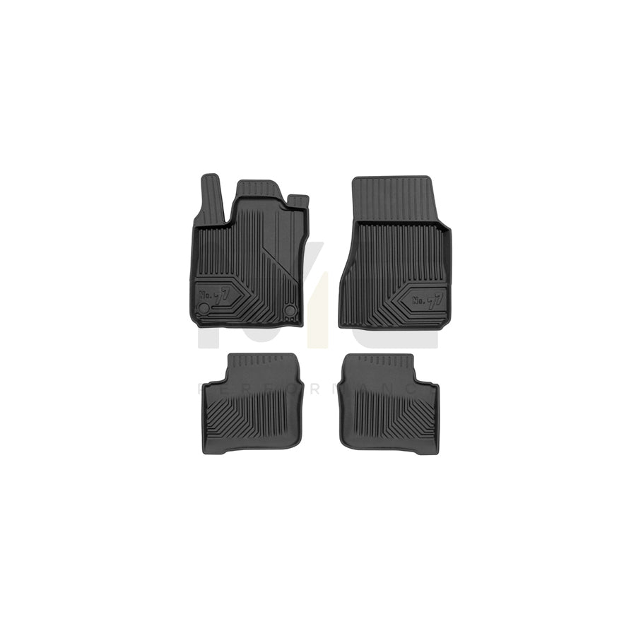 FROGUM Tailored, No.77 77426719 Floor mat set Elastomer, Front and Rear, Quantity: 4, Black | ML Performance Car Parts