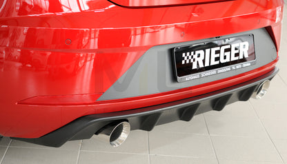 Rieger 00027034 SEAT 5F Leon FR Rear Diffuser 2 | ML Performance UK Car Parts