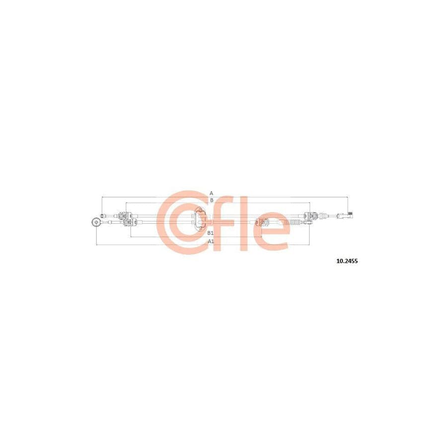 Cofle Bh.Ty031 Brake Hose For Toyota Yaris I Hatchback (P1)