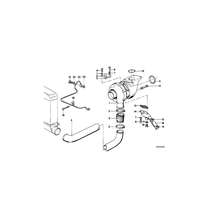 Genuine BMW 11421284942 E23 Flange (Inc. 745i) | ML Performance UK Car Parts