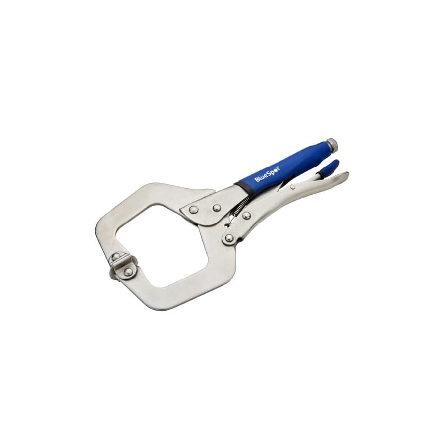 BlueSpot Tools B/S6531 Locking C-Clamp with Swivel Pads 280mm (11in) | ML Performance UK