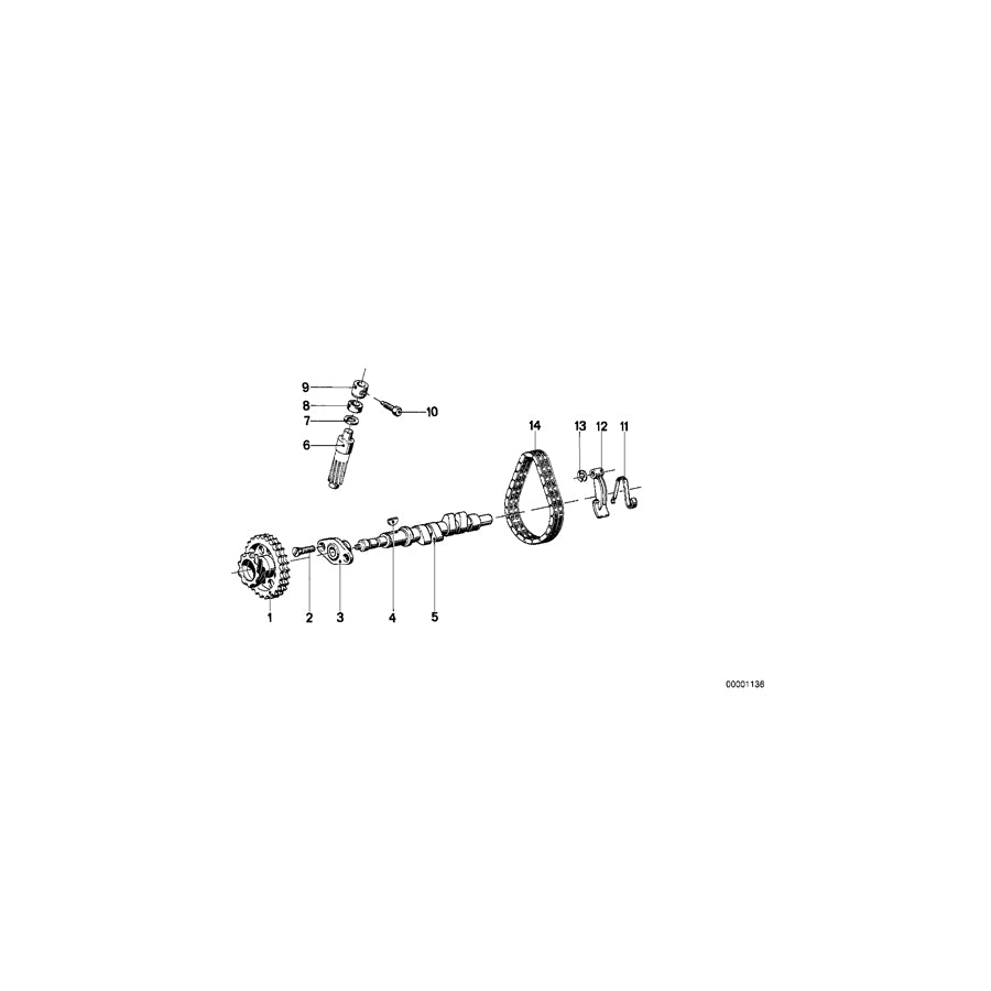 Genuine BMW 11311262999 Camshaft 284Deg (Inc. R 75  & R60/6) | ML Performance UK Car Parts