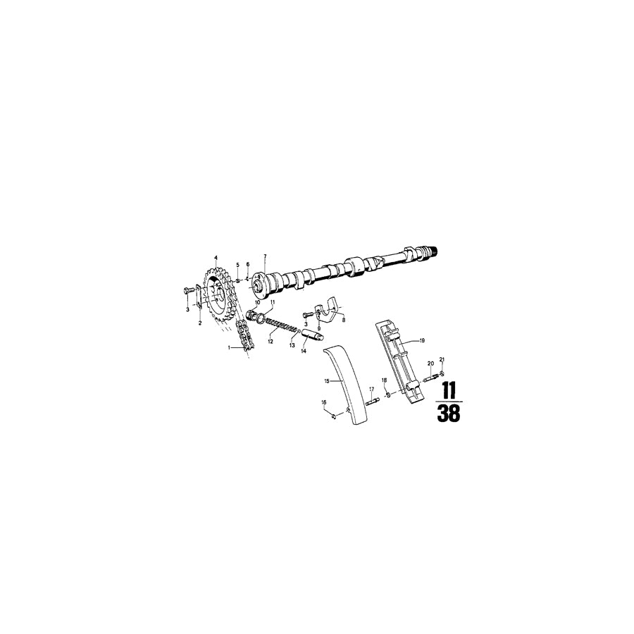 Genuine BMW 11311262273 E28 E32 E24 Chain Tensioner (Inc. 3.3Li, 1500 & 633CSi) | ML Performance UK Car Parts