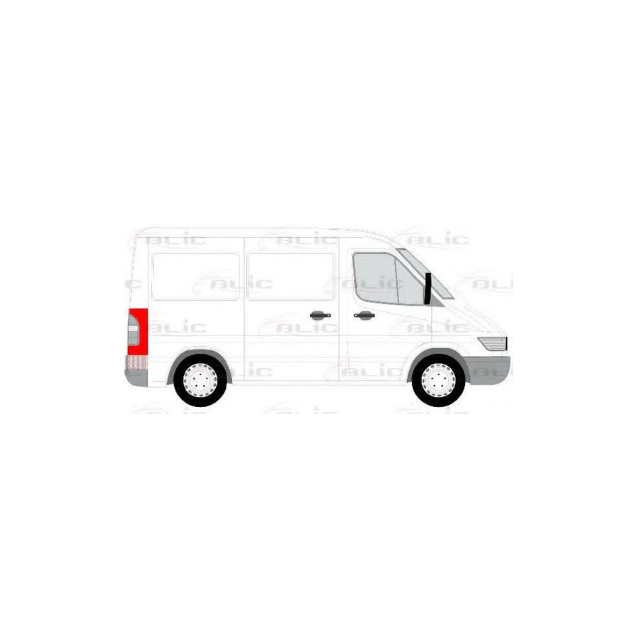 Blic 6505-04-3546704P Rear Panel Suitable For Mercedes-Benz Sprinter