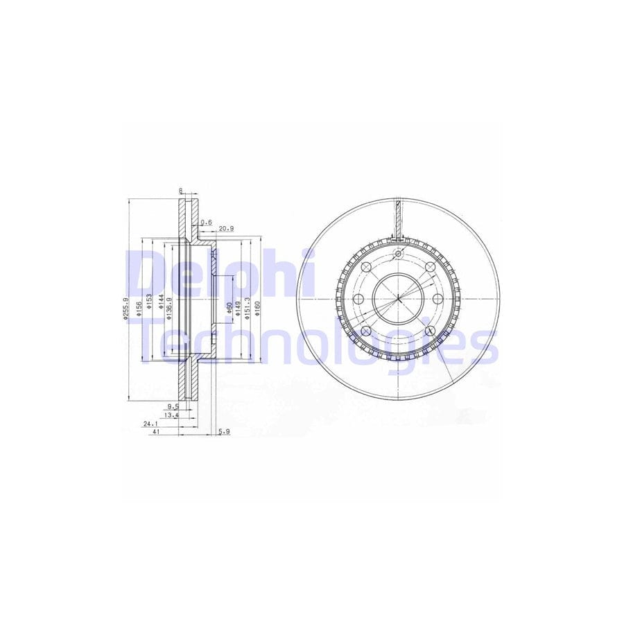 Delphi Bg3790 Brake Disc