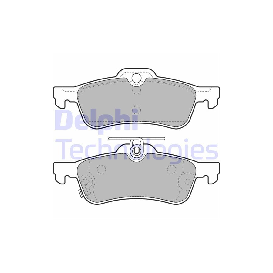 Delphi Lp2007 Brake Pad Set