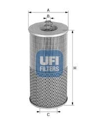 UFI 25.551.00 Oil Filter