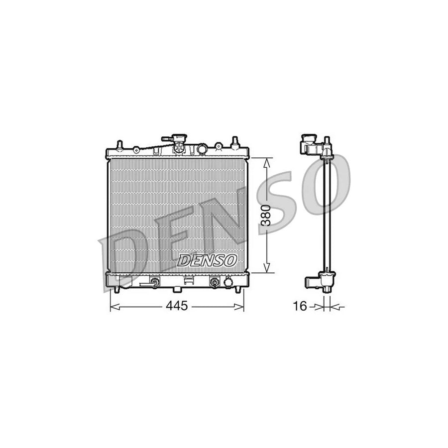 Denso DRM46021 Drm46021 Engine Radiator For Nissan Micra | ML Performance UK