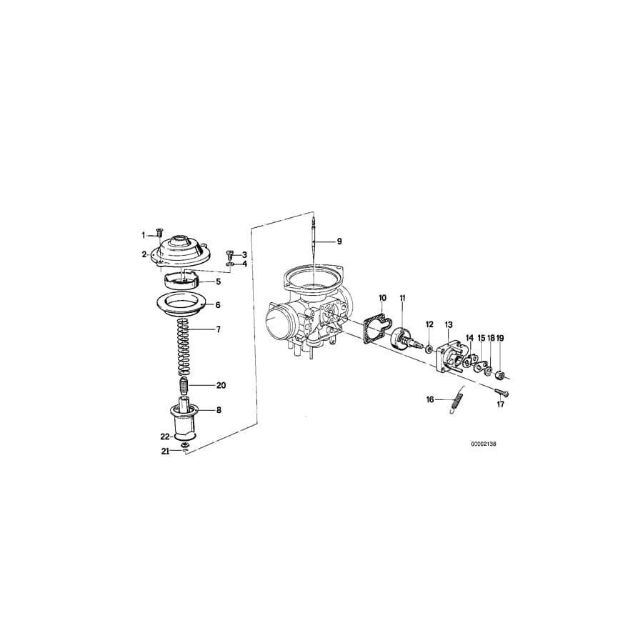 Genuine BMW 13111254754 Housing (Inc. R65T, R45 & R65LS) | ML Performance UK Car Parts