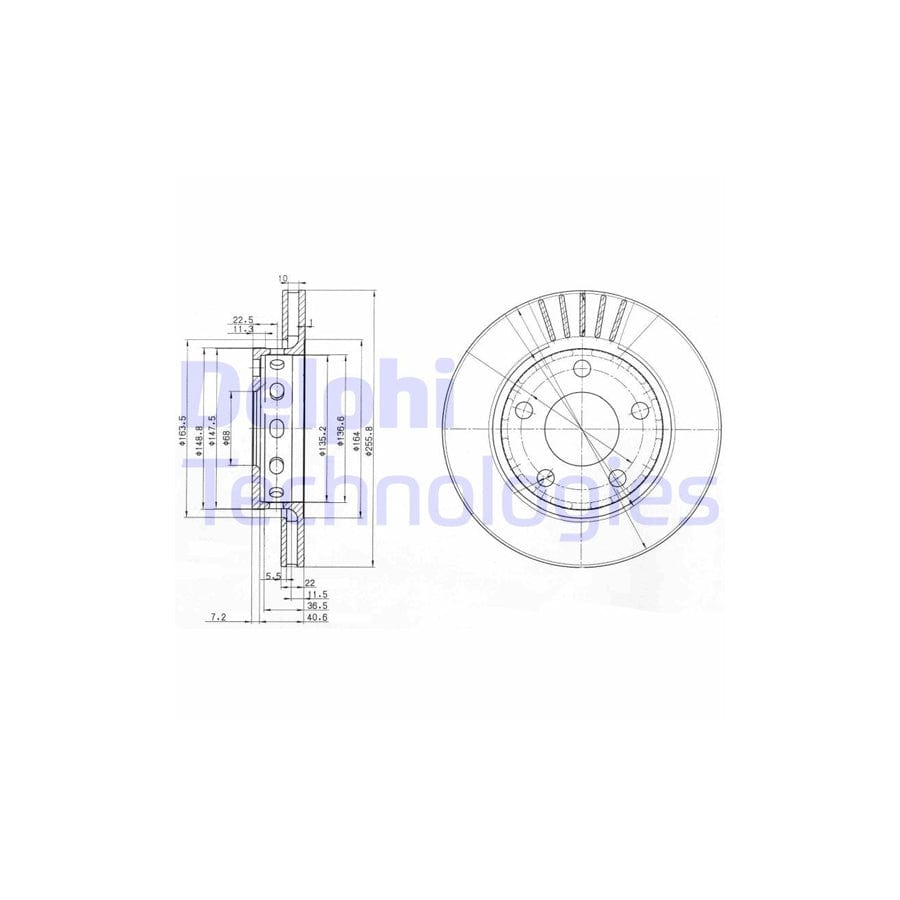 Delphi Bg3785 Brake Disc