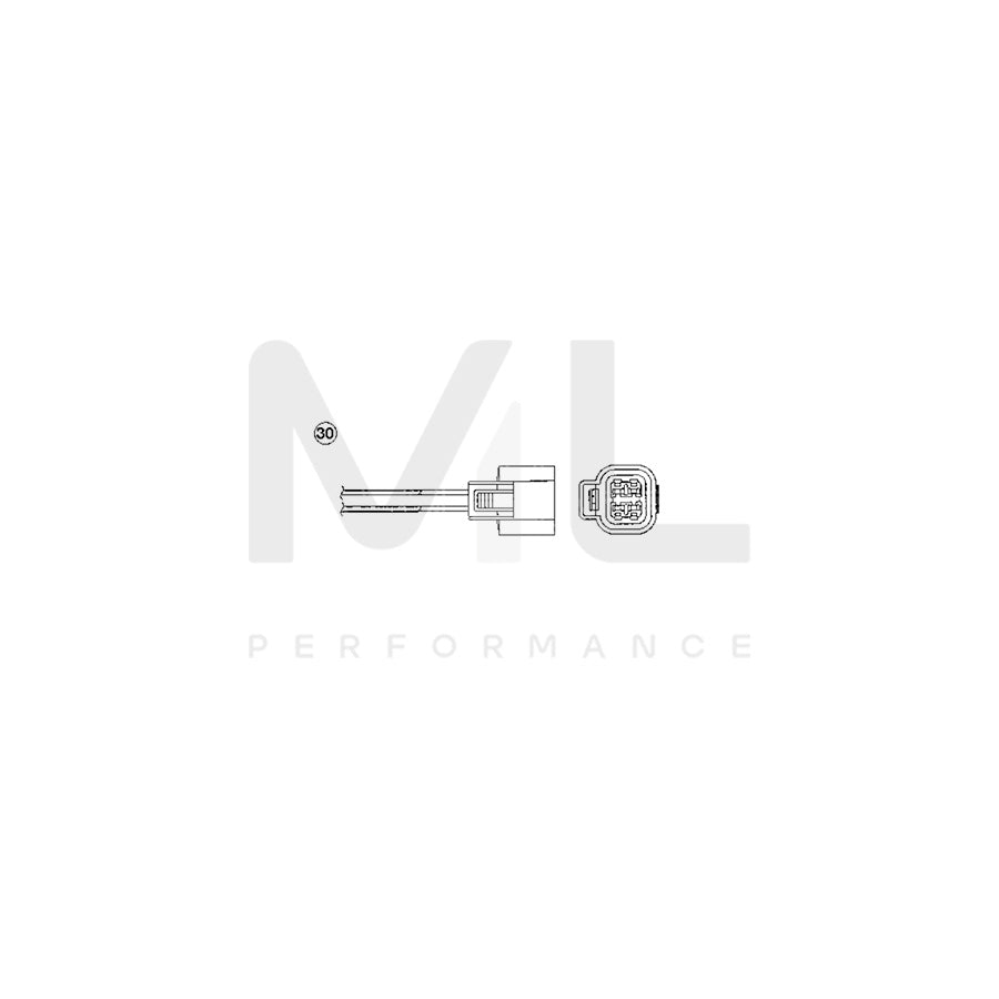 NTK Lambda Sensor / O2 Sensor (NGK 90830) - OZA839-EE3 | ML Car Parts UK | ML Performance