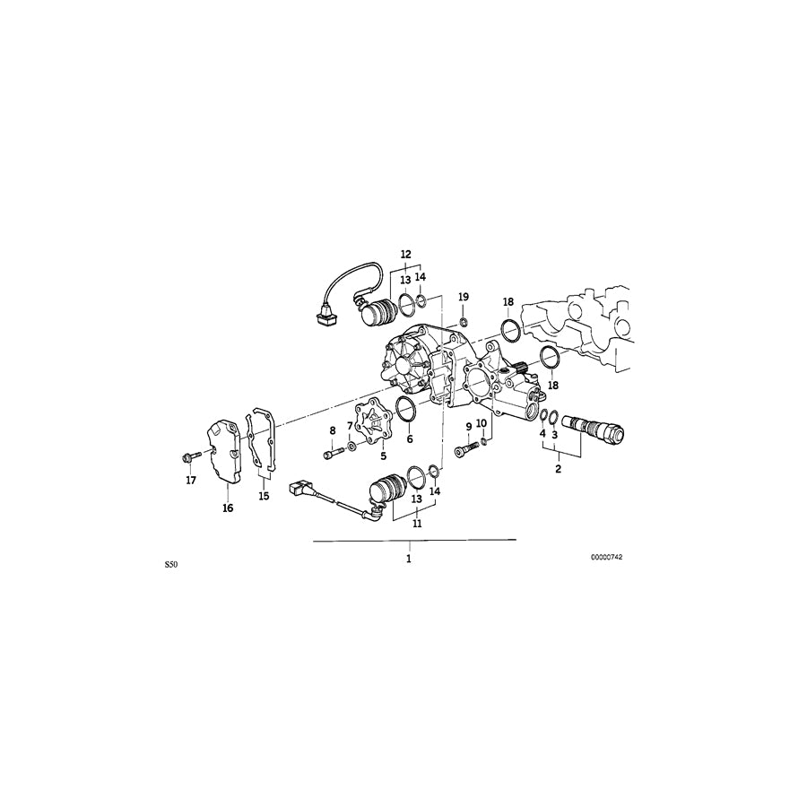 Genuine BMW 11311318381 E36 Solenoid Valve (Solv) 2 (Inc. M3) | ML Performance UK Car Parts