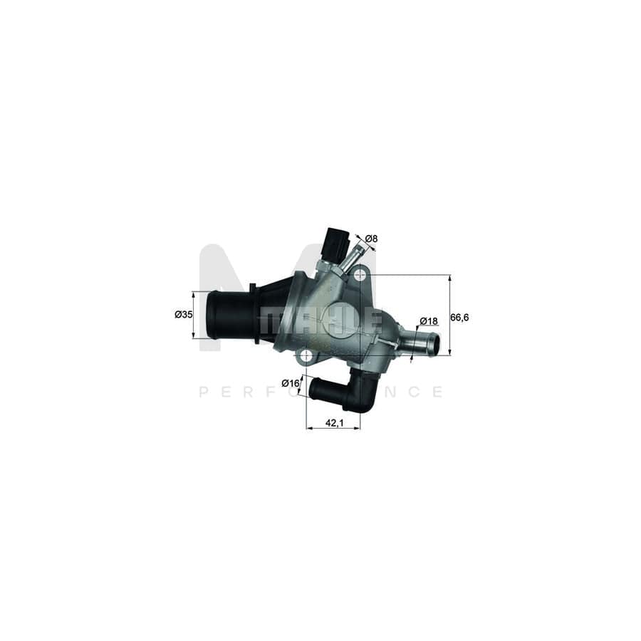 MAHLE ORIGINAL TM 3 100 Engine thermostat Opening Temperature: 100��C, with seal | ML Performance Car Parts