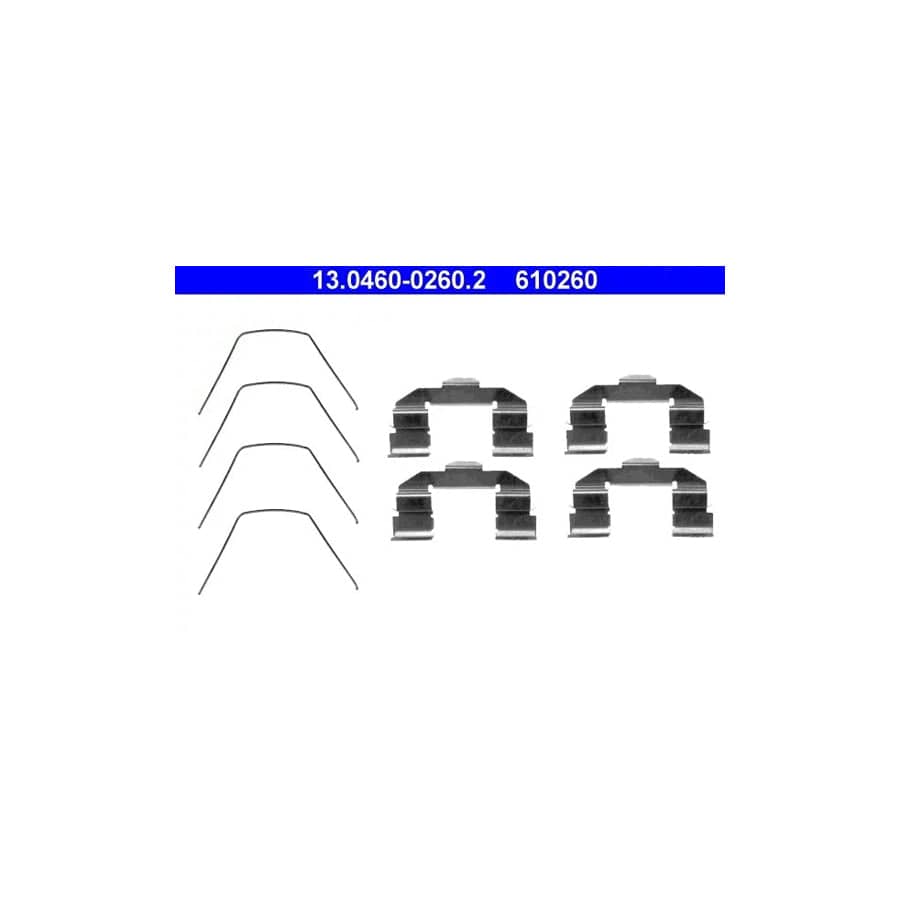 ATE 13.0460-0260.2 Accessory Kit, Disc Brake Pads For Mazda 6