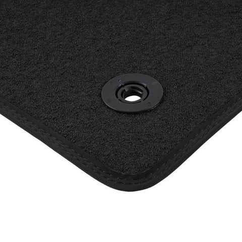 GENUINE FORD 2535632 FOCUS VELOUR FLOOR MATS FRONT, BLACK WITH RED STITCHING | ML Performance UK