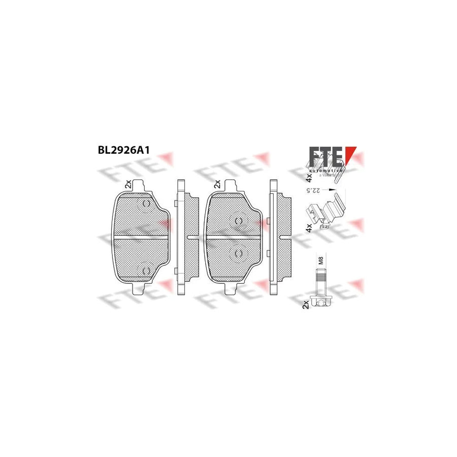 Fte BL2926A1 Brake Pad Set | ML Performance UK Car Parts