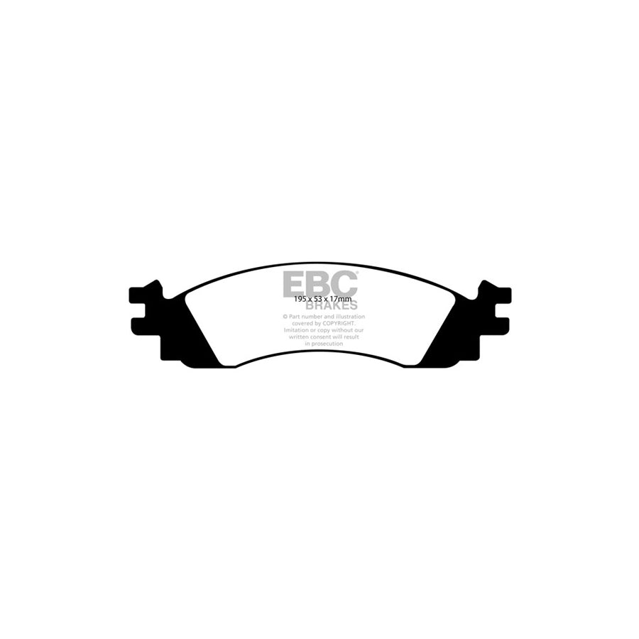 EBC DP61767 Ford Explorer Greenstuff Front Brake Pads 2 | ML Performance UK Car Parts