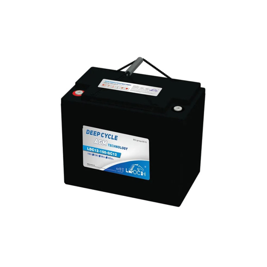 Leoch 12V 150Ah Deep Cycle AGM Battery - LDC12-150-GC12 | ML Performance UK Car Parts