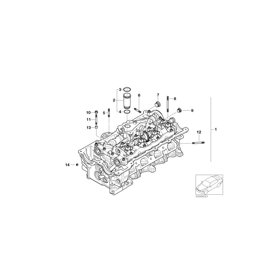 Genuine BMW 11127578026 E91 E90 Cylinder Head With Valve Gear (Inc. 118i & 318i) | ML Performance UK Car Parts