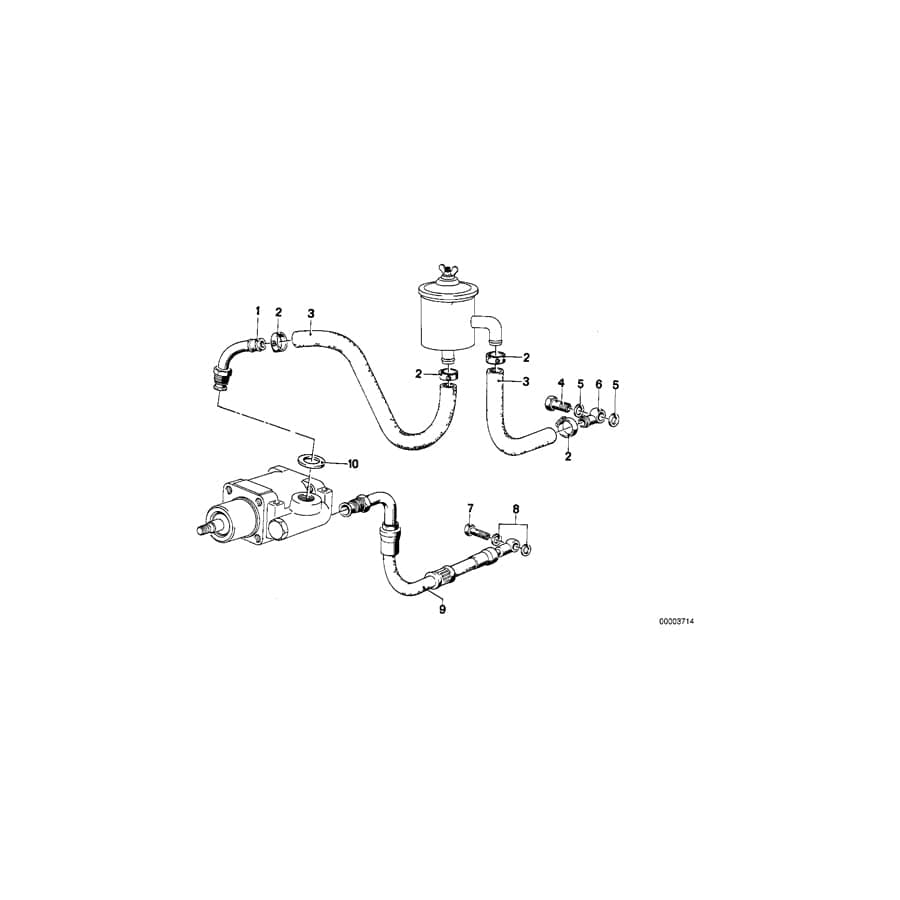 Genuine BMW 32411117188 E12 E23 Connector (Inc. 732i, 520i & 728) | ML Performance UK Car Parts