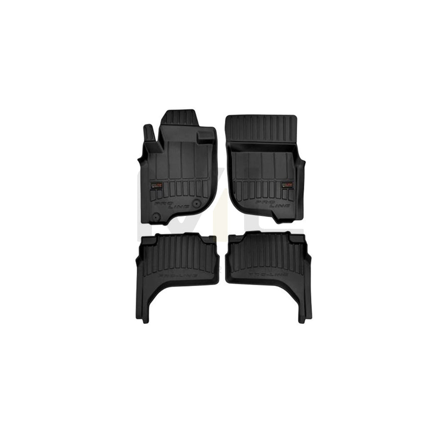 FROGUM Tailored 3D409347 Floor mat set for MITSUBISHI L 200 Elastomer, Front and Rear, Quantity: 4, Black | ML Performance Car Parts