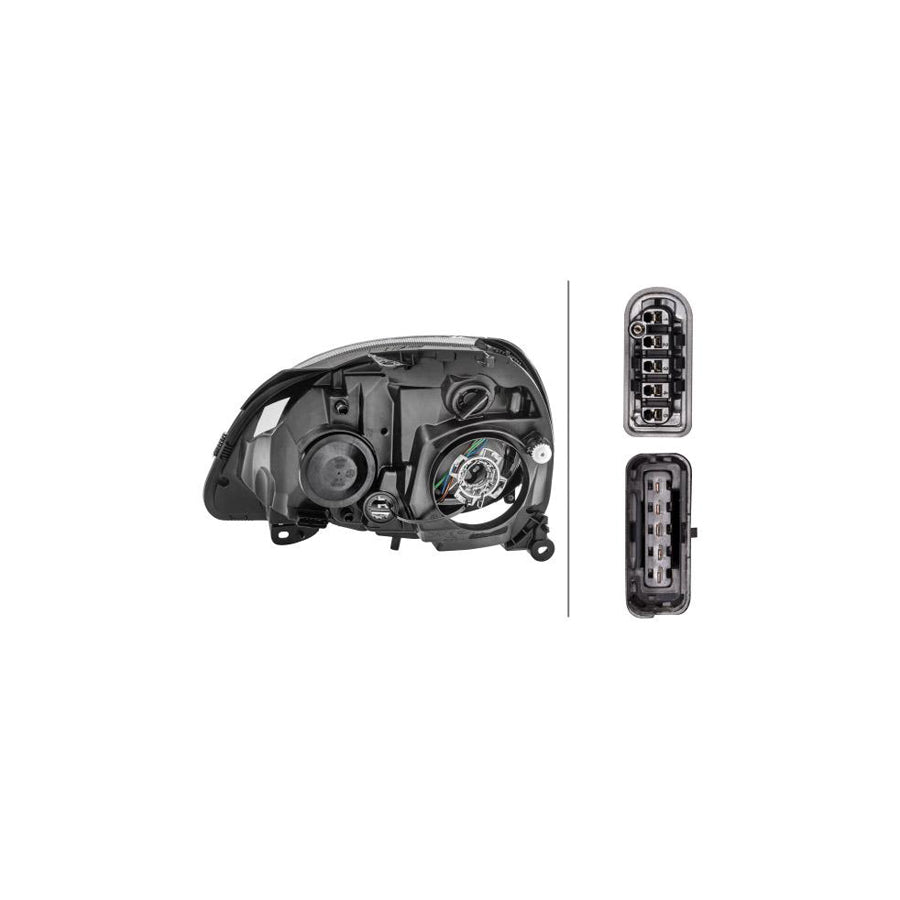 Hella 1DL 008 461-801 Headlight For Renault Clio