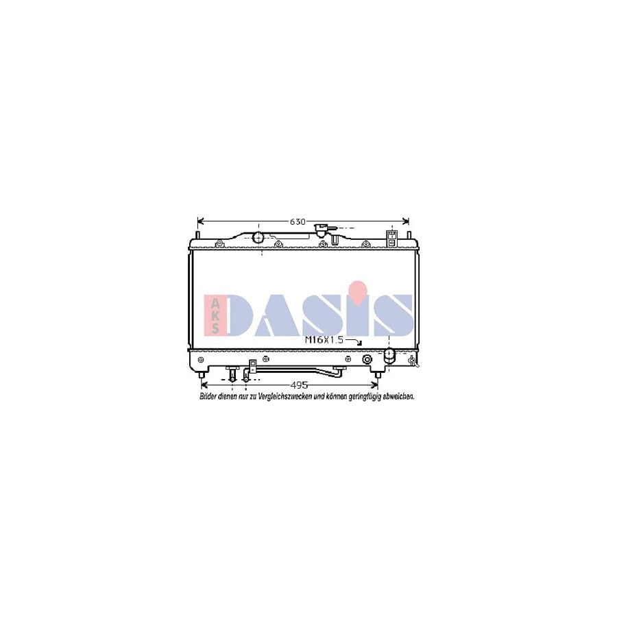 AKS Dasis 211990N Engine Radiator For Toyota Avensis | ML Performance UK