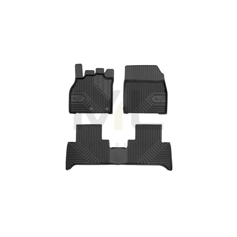 FROGUM Tailored, No.77 77408845 Floor mat set for RENAULT Scﾃｩnic III (JZ0/1_) Elastomer, Front and Rear, Quantity: 3, Black | ML Performance Car Parts