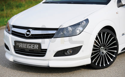 Rieger 00051277 Opel Astra H Front Splitter 2 | ML Performance UK Car Parts