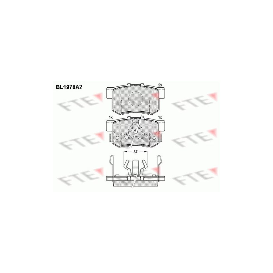 Fte BL1978A2 Brake Pad Set | ML Performance UK Car Parts