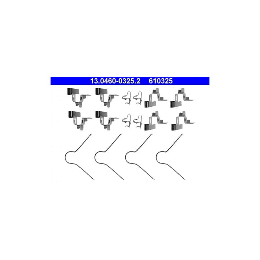 ATE 13.0460-0325.2 Accessory Kit, Disc Brake Pads