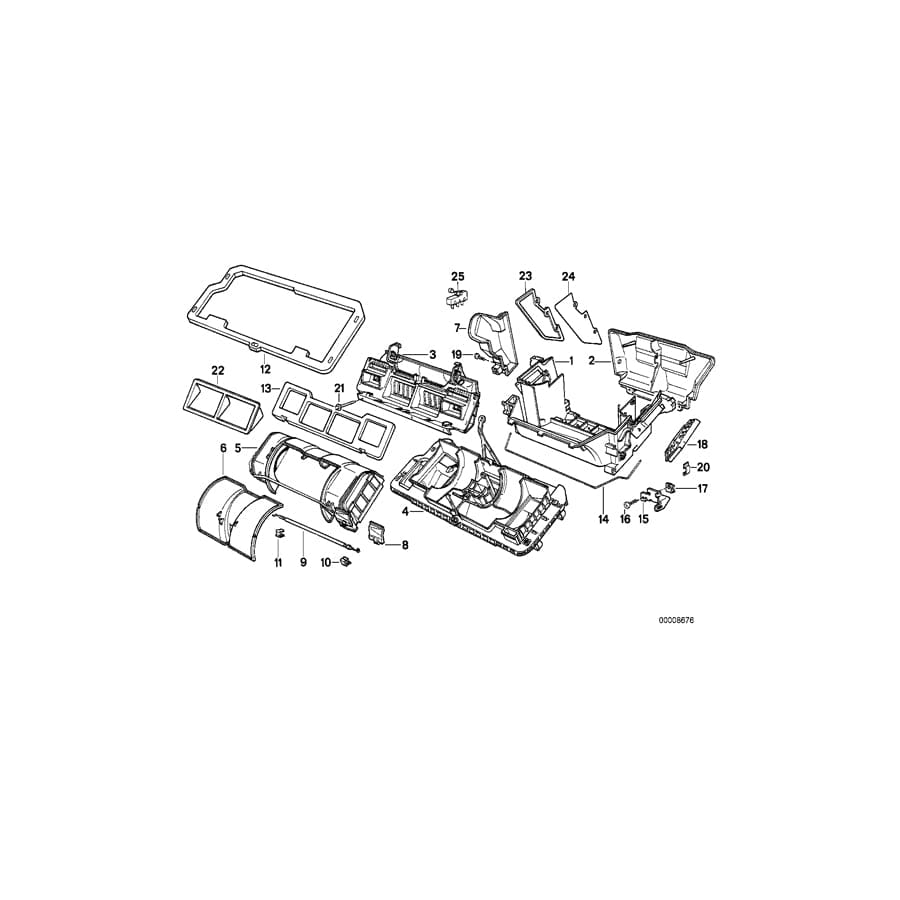 Genuine BMW 64118390064 E34 Cover (Inc. 525i, 524td & 520i) | ML Performance UK Car Parts