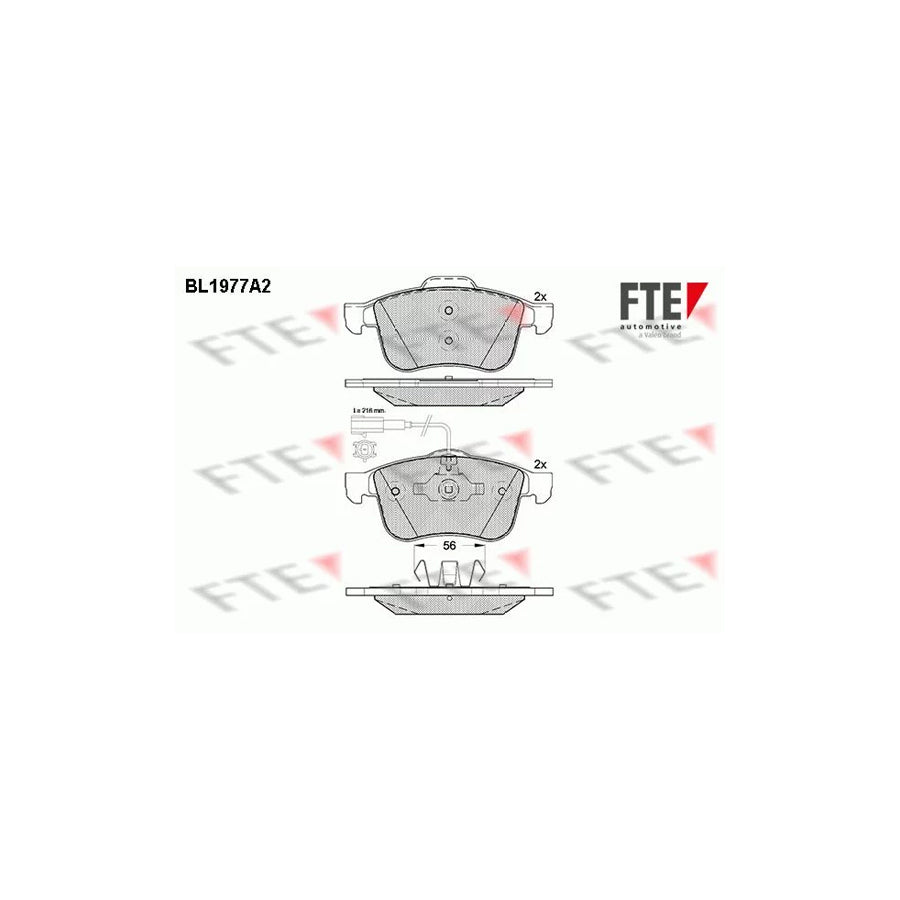 Fte BL1977A2 Brake Pad Set | ML Performance UK Car Parts