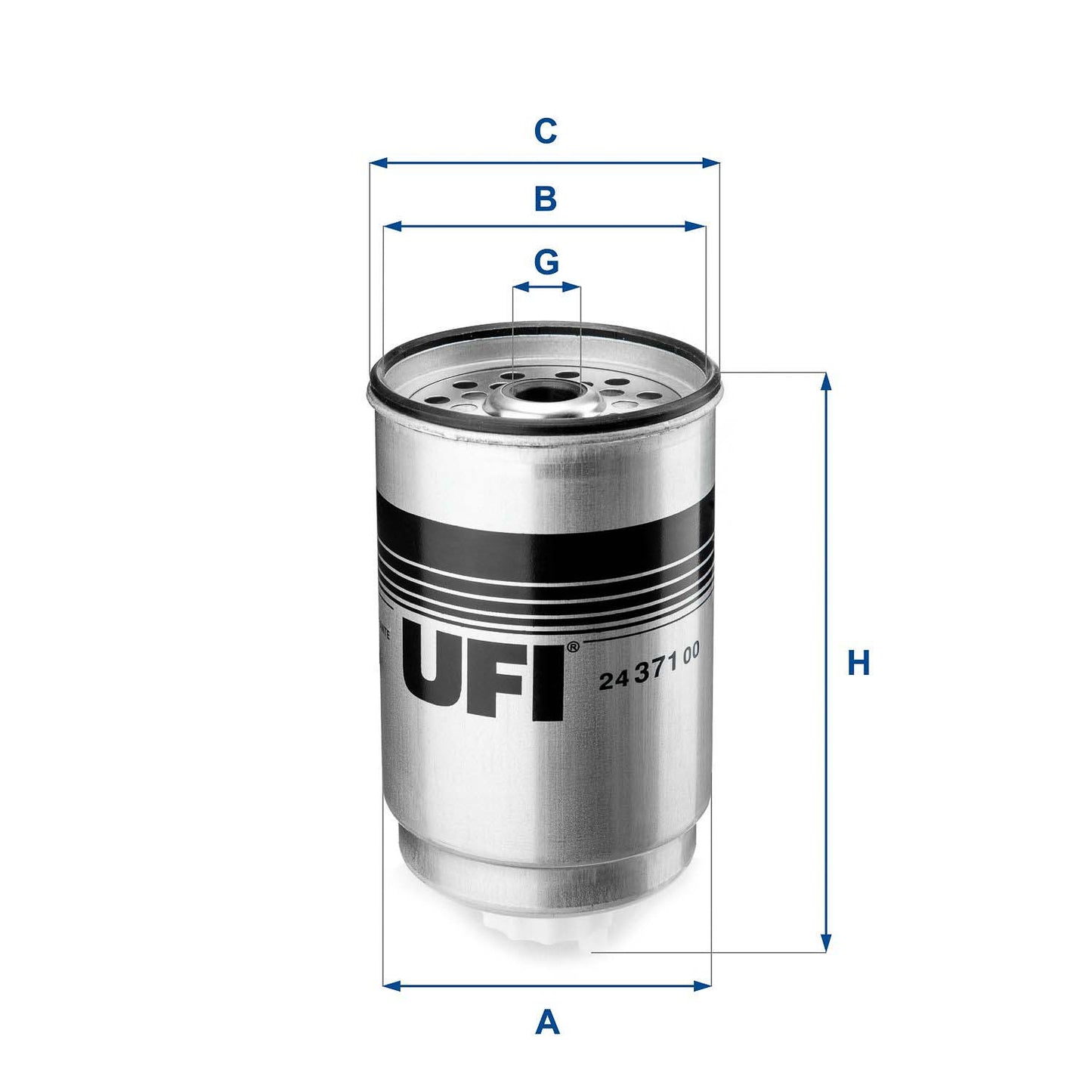 UFI 24.371.00 Fuel Filter For Ford Transit